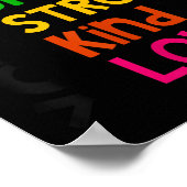 You Are Smart Brave Strong Kind Loved Motivation T Poster (Hoek)