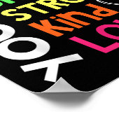 You Are Smart Brave Strong Kind Loved Motivation T Poster (Hoek)