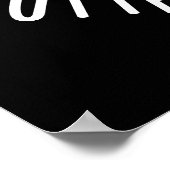 You Are So Butterful To Me Funny Food Pun Dark BG Poster (Hoek)