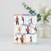 You Are So Loved 9 Picture Photo Collage & Name Briefkaart (Staand voorkant)