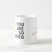 You Are So Loved Floral Christian Koffiemok (Center)