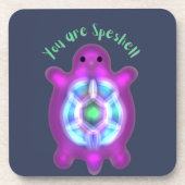 You Are Speshell Turtle Personalized Gift Bier Onderzetter (Voorkant)