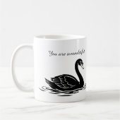 You are swanderful black swan Funny Goth Gift Koffiemok (Links)