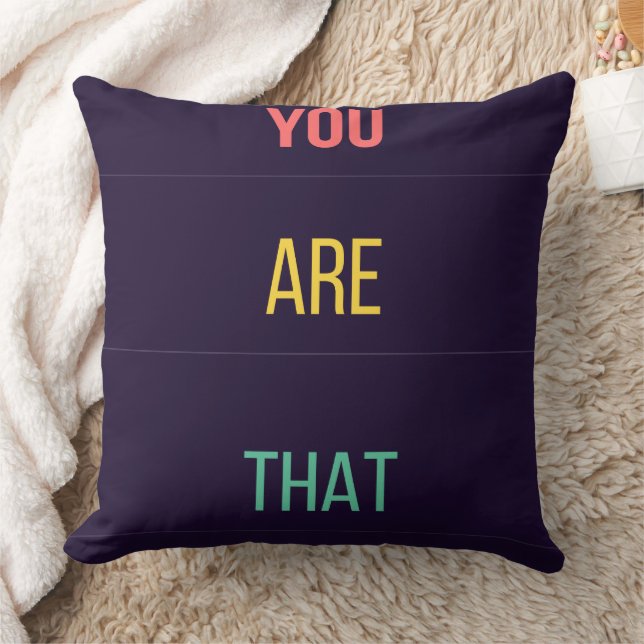 You Are That — 90s Maximalist Throw Pillow Retro Kussen (Deken)