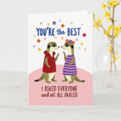 You Are The Best Appreciation Card Kaart (Gele Bloem)
