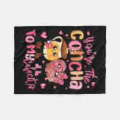 You Are The Concha To My Cafecito Funny Mexican Va Fleece Deken (Voorkant (Horizontaal))