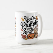 You are the pumpkin to my spice cute quote  koffiemok (Voorkant rechts)