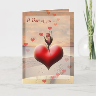 You are the Rose, I carry Within Feestdagen Kaart