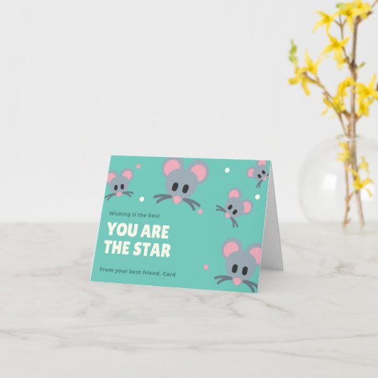 You Are The Star Of The Show Kaart (Gele Bloem)