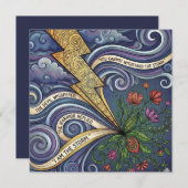 You Are The Storm Empowering Personalized Card Feestdagenkaart (Voorkant / Achterkant)