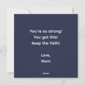You Are The Storm Empowering Personalized Card Feestdagenkaart (Achterkant)