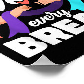 You Are Worth Every Breath Depression Awareness  Poster (Hoek)