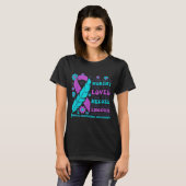 You Are Worthy Loved Needed Enough Suicide Prevent T-shirt (Voorkant volledig)