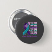 You Are Worthy Suicide Prevention Awareness Motiva Ronde Button 5,7 Cm (Voorkant /achterkant)