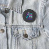 You Are Worthy Suicide Prevention Awareness Motiva Ronde Button 5,7 Cm (In situ)
