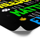 You Are Worthy You Are Loved Suicide Prevention Aw Poster (Hoek)