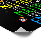 You Are Worthy You Are Loved Suicide Prevention Aw Poster (Hoek)