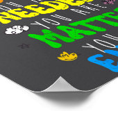 You Are Worthy You Are Loved Suicide Prevention Aw Poster (Hoek)