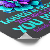 You Are Worthy You Are Loved You Are Needed  Poster (Hoek)