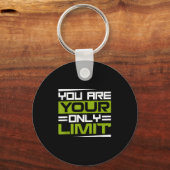 You Are Your Only Limit, Insration And Motivation Sleutelhanger (Voorkant)