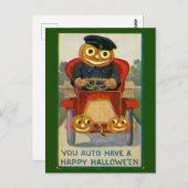 You Auto Have a Happy Hallowe'en Briefkaart (Voorkant / Achterkant)