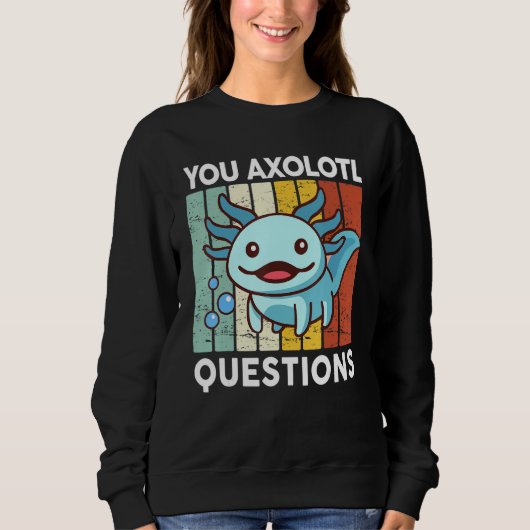 You Axolotl Questions Kid Axolotl Costume Cute Ax Trui (Voorkant)