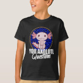 You Axolotl Questions Retro 90s Axolotl T-shirt (Voorkant)