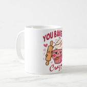 You Bake Me Crazy Mug – Funny Baking Love mug Koffiemok (Voorkant links)
