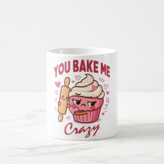 You Bake Me Crazy Mug – Funny Baking Love mug Koffiemok (Center)