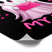 You Be My Boo Schattige Ghost Halloween Spooky Sea Poster (Hoek)