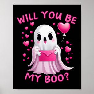 You Be My Boo Schattige Ghost Halloween Spooky Sea Poster