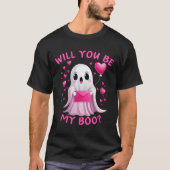 You Be My Boo Schattige Ghost Halloween Spooky Sea T-shirt (Voorkant)