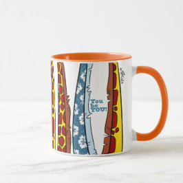 YOU BE YOU GIRAFFE by Jeff Willis Art Mug Mok