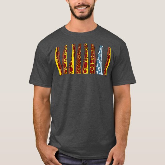 YOU BE YOU GIRAFFE van Jeff Willis Art T-shirt (Voorkant)