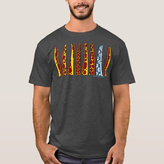 YOU BE YOU GIRAFFE van Jeff Willis Art T-shirt (Voorkant)
