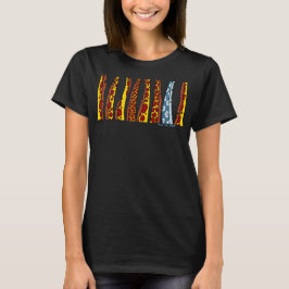 YOU BE YOU GIRAFFES van Jeff Willis Art T-shirt