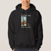 You Become What You Think Everything Is Mindset Pu Hoodie (Voorkant)