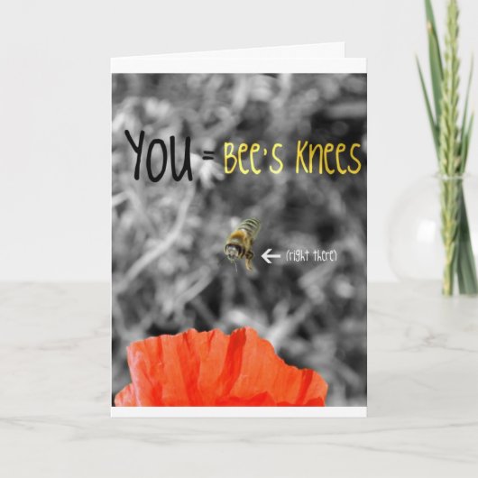 You = Bee's Knees Kaart (Voorkant)