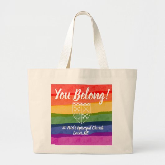You Belong Pride Tote Bag (Voorkant)