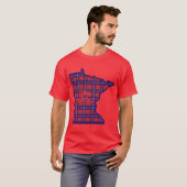 You betcha MN Flannel T-shirt (Voorkant volledig)