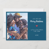 "You Butternut Cry"-flatfoto kerstkaart (Achterkant)