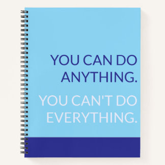 You can do anything notebook notitieboek