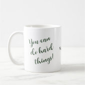 You Can Do Hard Things Inspirational Quote Custom Koffiemok (Links)