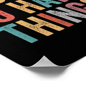 You Can Do Hard Things Motivational Quote Teacher  Poster (Hoek)