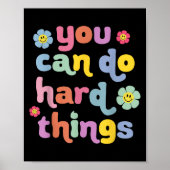 You Can Do Hard Things Teacher Back To School Moti Poster (Voorkant)