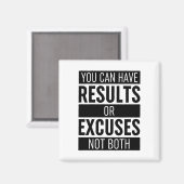You Can Have Results Or Pardon Not Both Magneet (Voorkant / Achterkant)