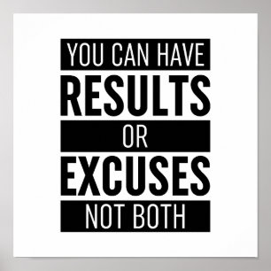 You Can Have Results Or Pardon Not Both Poster