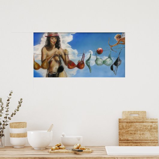 you can leave your hat on - joe cocker inspired poster (Keuken)