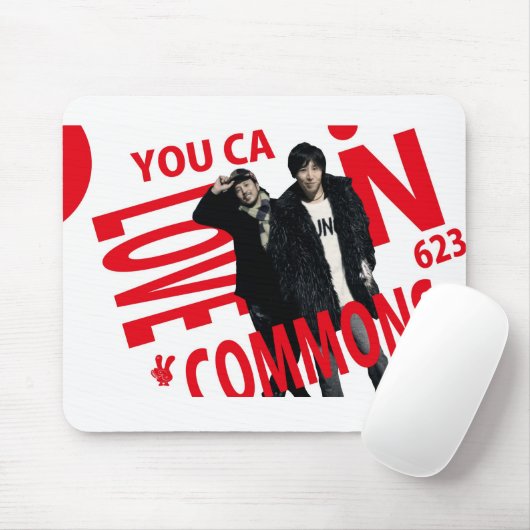 YOU CAN LOVECOMMONS　マウスパッドType1 Muismat (Met muis)