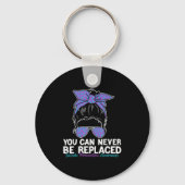 You Can Never Be Replaced Suicide Prevention Aware Sleutelhanger (Voorkant)